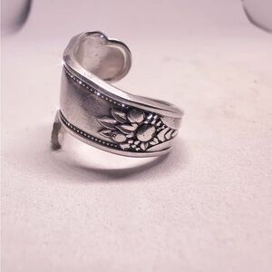 Artisan Silver Floral Ring